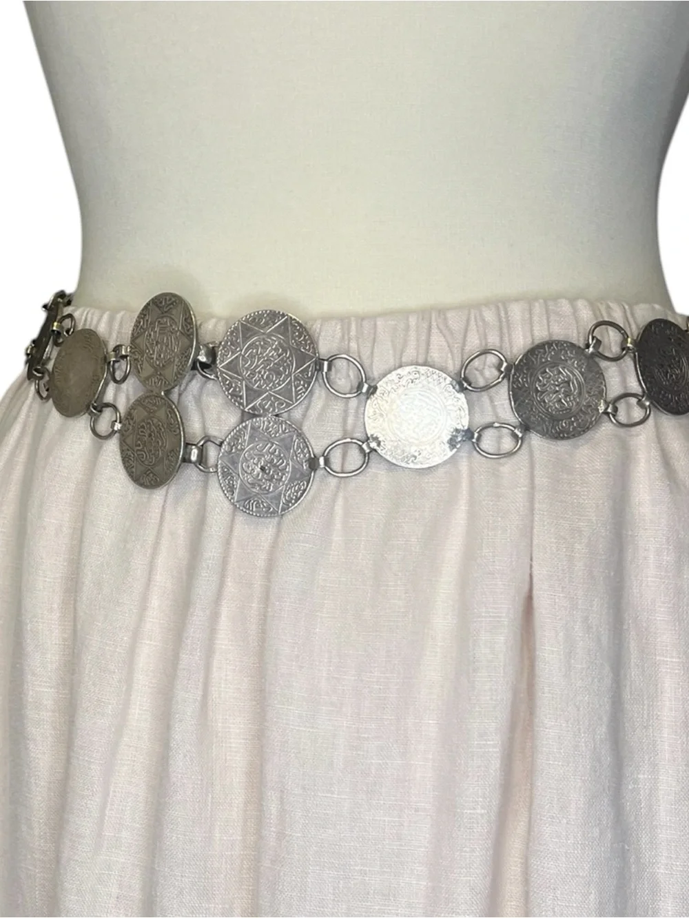 Boutique Vintage Sterling Silver MDEMA Belt *RARE*